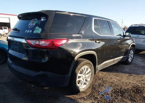 2019 Chevrolet Traverse Ls из США, поврежденный, VIN 1GNERFKW3KJ225971